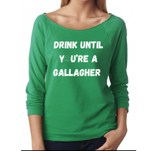 Load image into Gallery viewer, St. Patricks Day Off the shoulder French Terry Top
