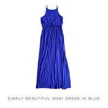Load image into Gallery viewer, Simply Beautiful Maxi Dress in Blue
