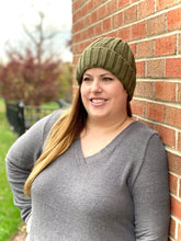 Load image into Gallery viewer, My Olive Beanie
