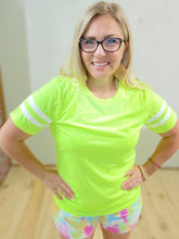 Load image into Gallery viewer, Very Varsity Tee in Neon

