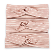 Load image into Gallery viewer, Dusty Pink Stripe Headband
