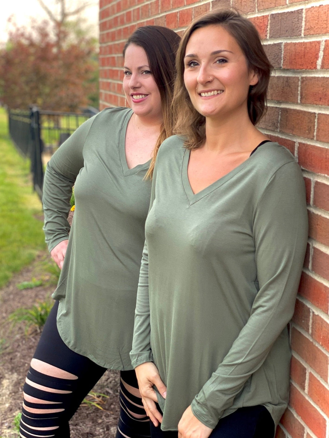 More Than Basic Top in Light Olive
