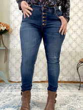 Load image into Gallery viewer, Beautifully Buttoned Judy Blue Jeans
