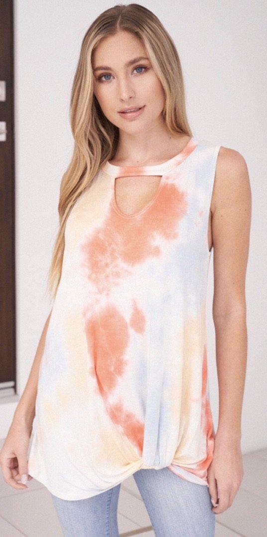 All Twisted Up Tie Dye Tank
