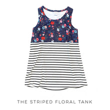 Load image into Gallery viewer, The Striped Floral Tank
