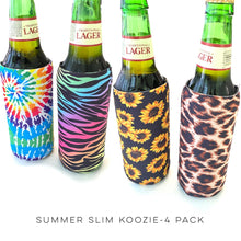 Load image into Gallery viewer, The Summer Slim Koozie 4 Pack
