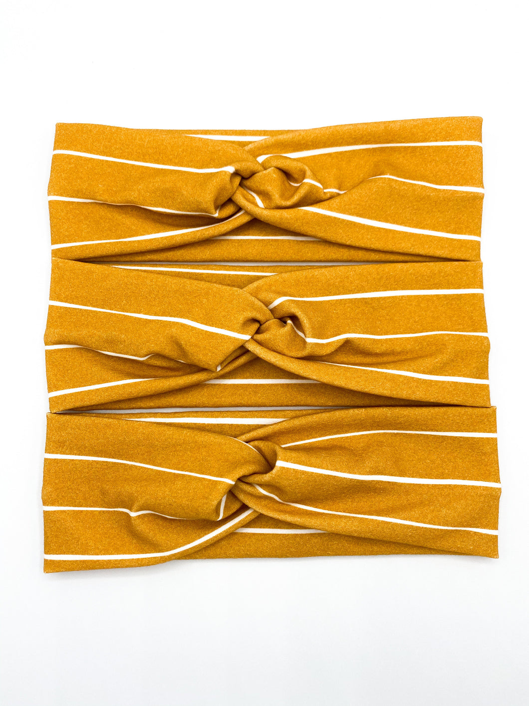 Thick Mustard Stripes Headband