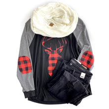 Load image into Gallery viewer, Oh Deer Plaid Top

