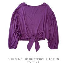 Load image into Gallery viewer, Build Me Up Buttercup Top in Purple
