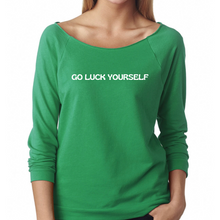 Load image into Gallery viewer, St. Patricks Day Off the shoulder French Terry Top
