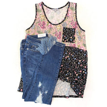 Load image into Gallery viewer, Upbeat in Florals Tank
