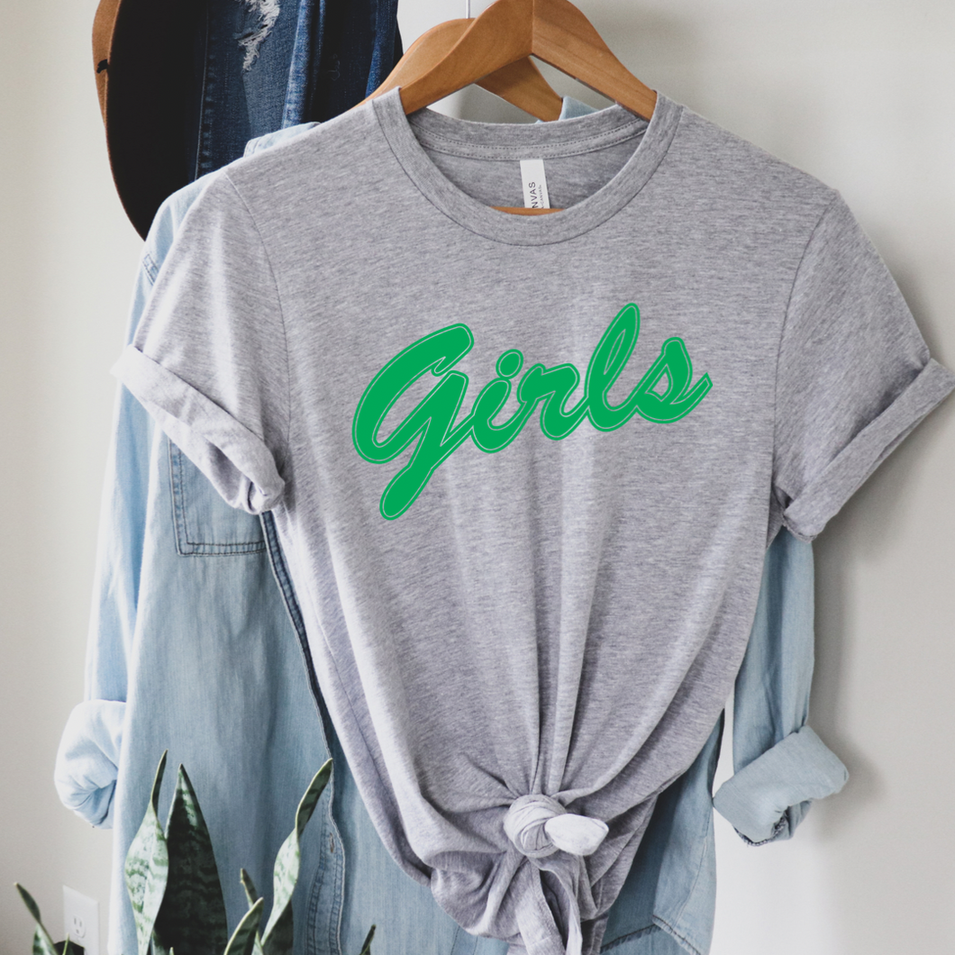 Copy of Girls green letters
