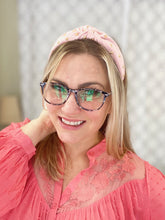 Load image into Gallery viewer, The Gold Star Top Knot Headband in Blush
