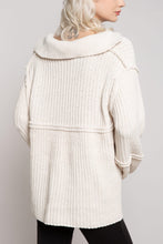 Load image into Gallery viewer, Let It Snow Chenille Sweater in Cream
