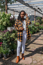 Load image into Gallery viewer, Wonderfully Chic Gingham Hooded Jacket
