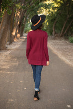 Load image into Gallery viewer, Everyone&#39;s Favorite Cardigan- Dark Burgundy
