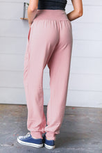 Load image into Gallery viewer, Rose Woven Airflow Wide Waistband Jogger
