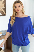 Load image into Gallery viewer, Celebrate The Day Boat Neck Top in Blue
